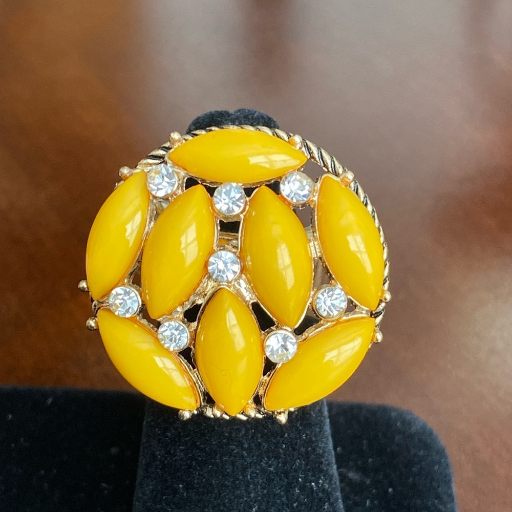Mustard Yellow Stretch Ring